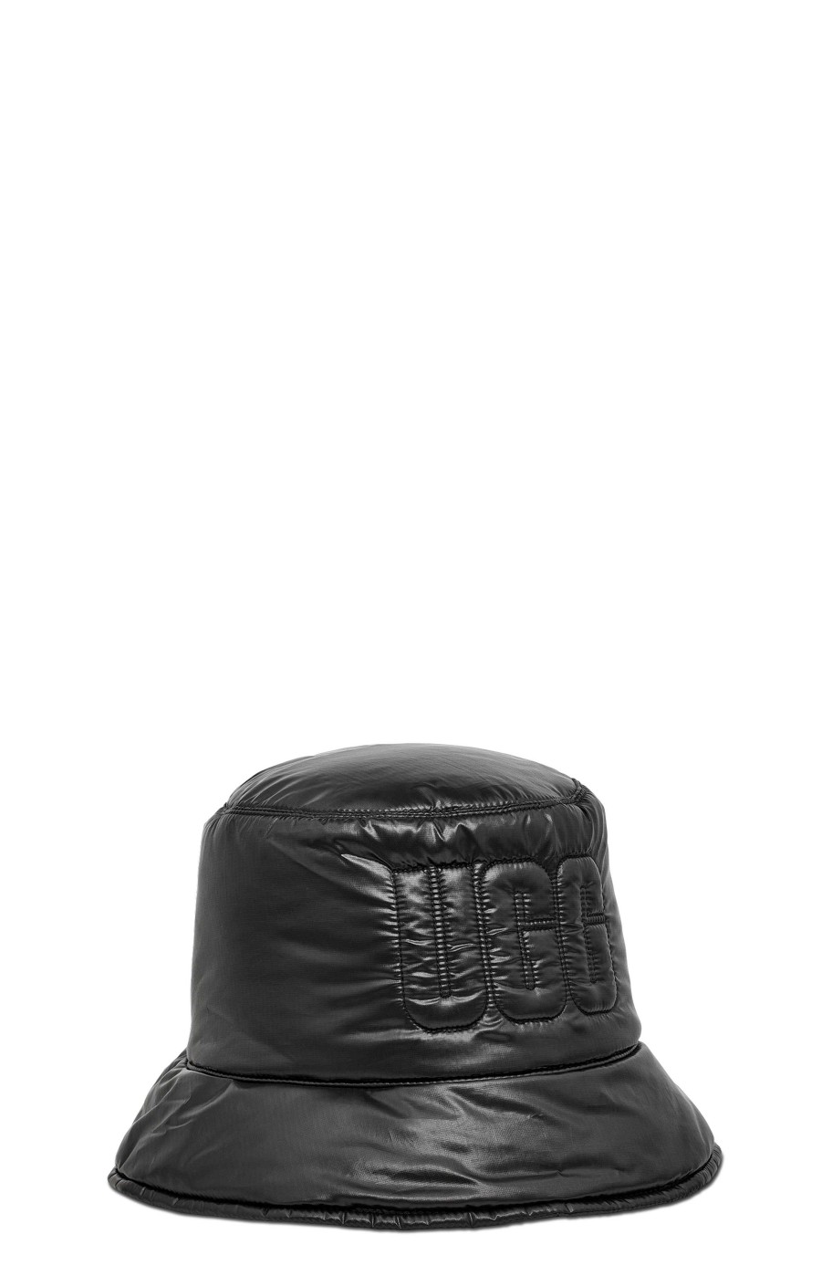 Naiset UGG Asusteet | Tikattu Logo Bucket Hat, Ugg Musta