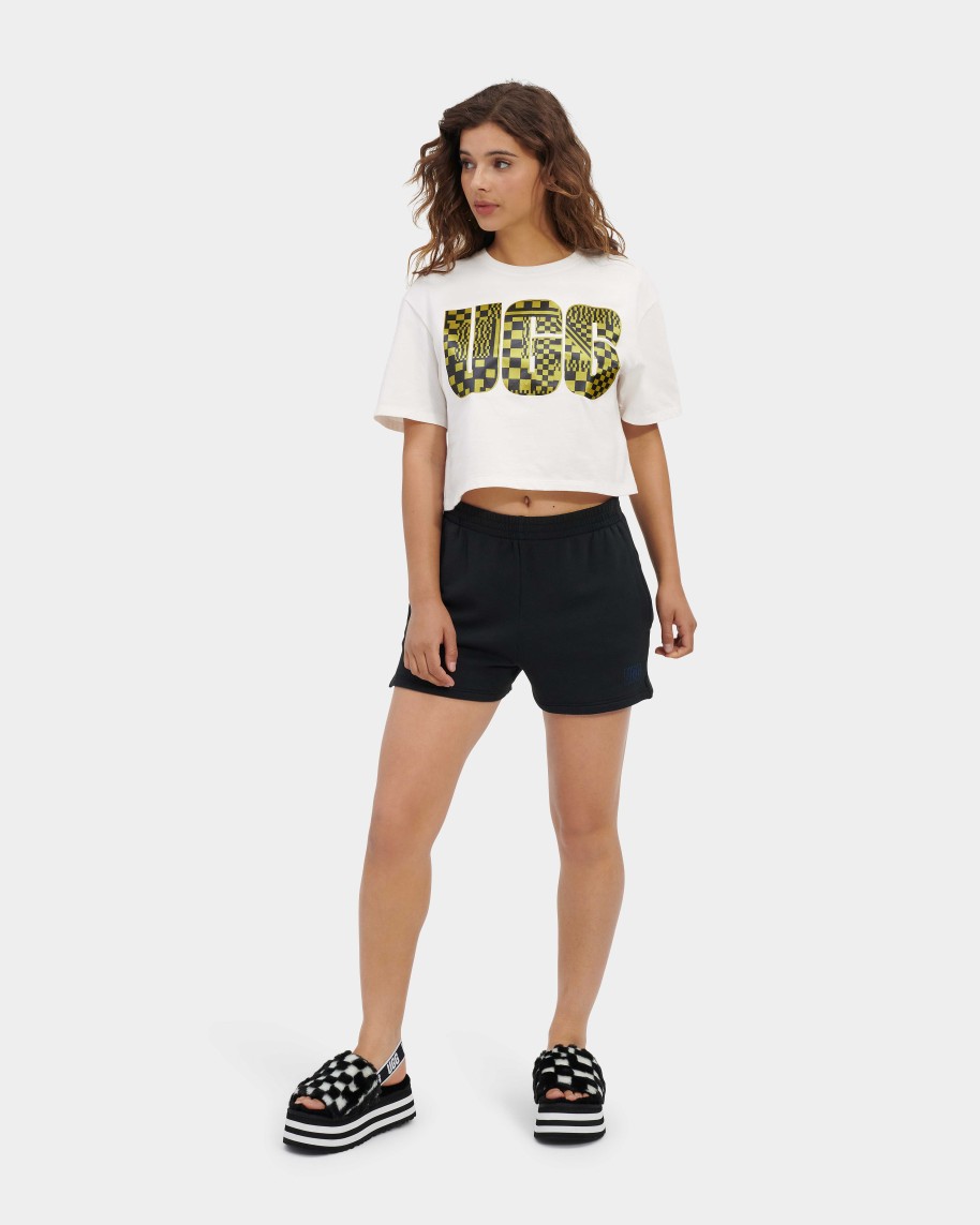 Naiset UGG RTW Collection | Thahlia Croppped Logo Tee,Ugg Nimbus