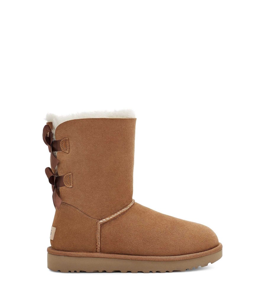 Naiset UGG Klassiset saappaat | Bailey Bow Ii, Ugg Kastanja