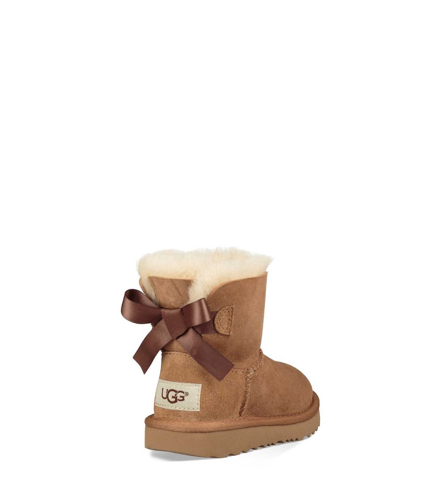 Lapset UGG saappaat | Mini Bailey Bow Ii, Ugg Kastanja