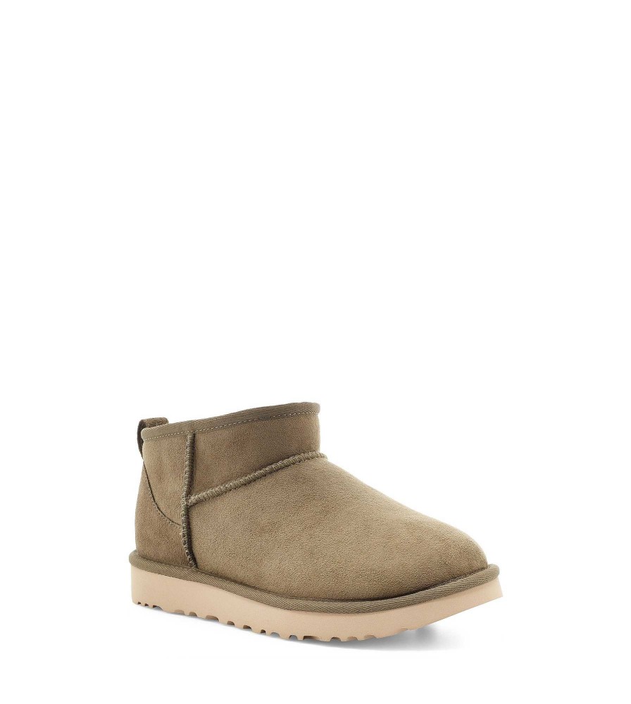 Naiset UGG Klassiset saappaat | Klassinen Ultra Mini, Ugg Poltettu oliivi