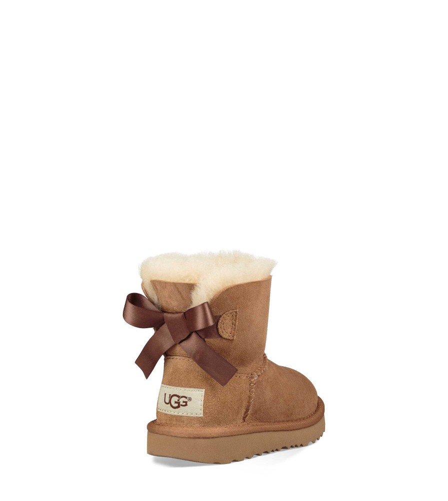 Lapset UGG saappaat | Mini Bailey Bow Ii, Ugg Kastanja