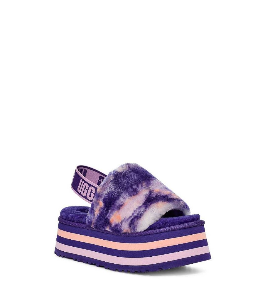 Naiset UGG Tohvelit | Disco Marble Slide, Ugg Violetti yö