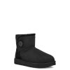 Naiset UGG Klassiset saappaat | Mini Bailey Button Ii, Ugg Musta