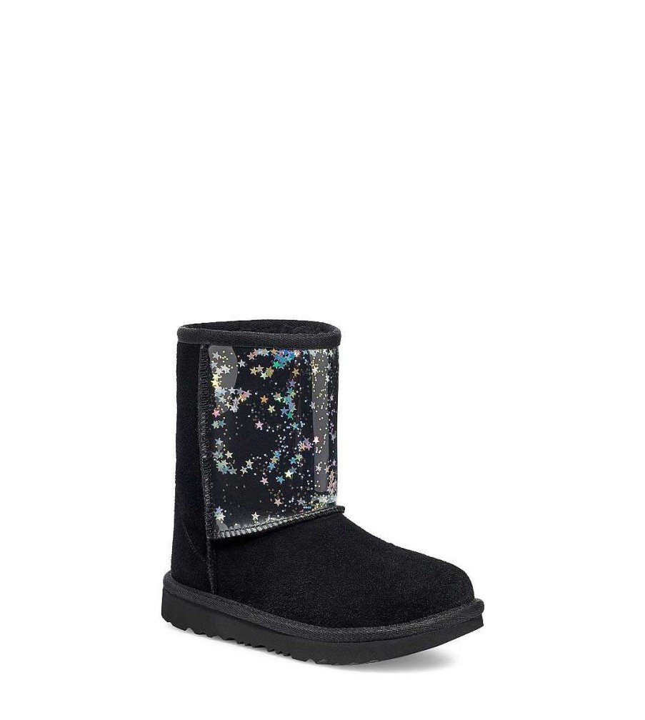 Lapset UGG saappaat | Classic Ii Clear Glitter Musta