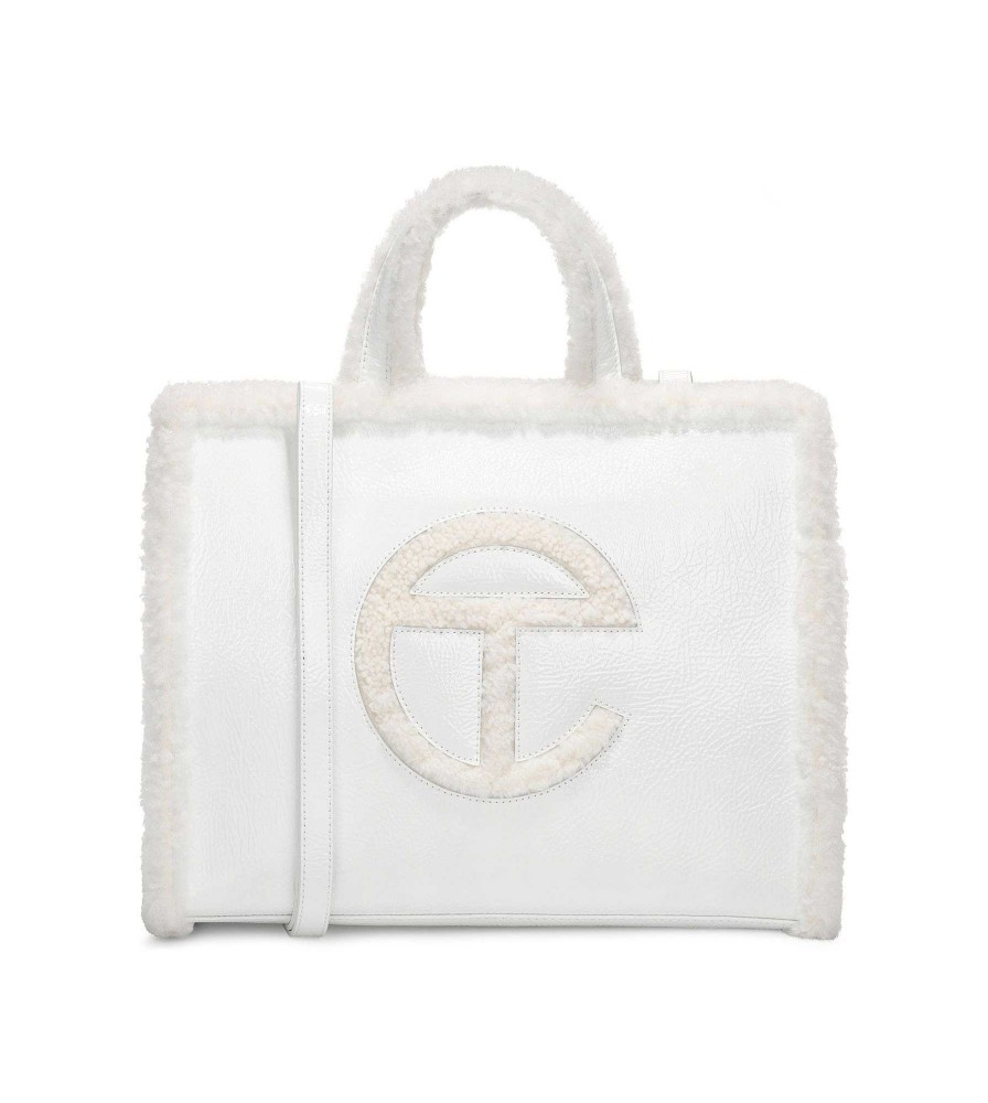 Naiset UGG Asusteet | Ugg X Telfar M Shopper Crinkle Valkoinen